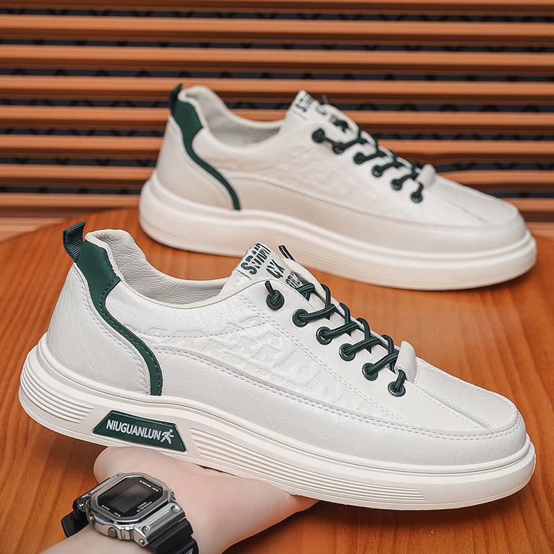 

Повседневная спортивная обувь, мужская универсальная износостойкая нескользящая плоская обувь для работы, отдыха, спорта и модная белая обувь 39 бежевый