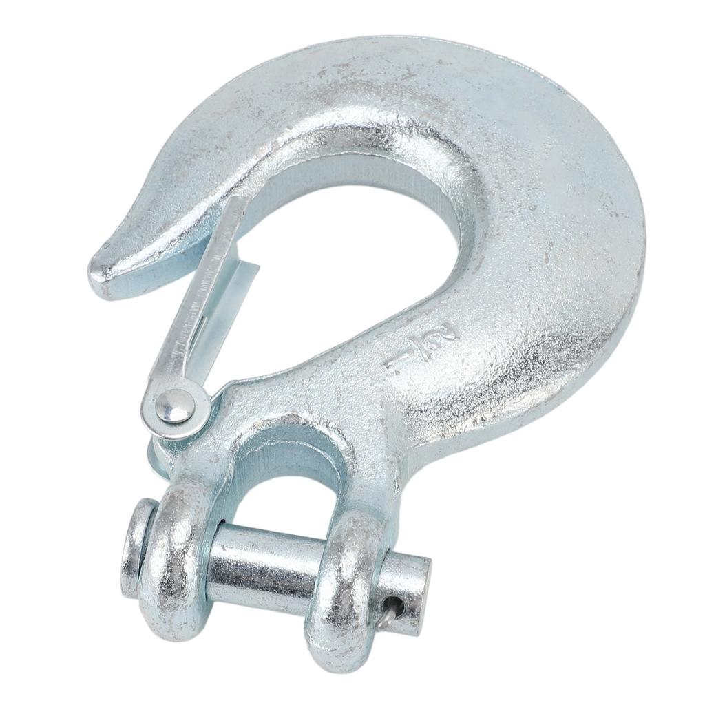 1 2 Inch Safety Chain Hook High Breaking Strength G70 Alloy Steel Heavy Duty for Winch Trailer Transport Vehicle Boat