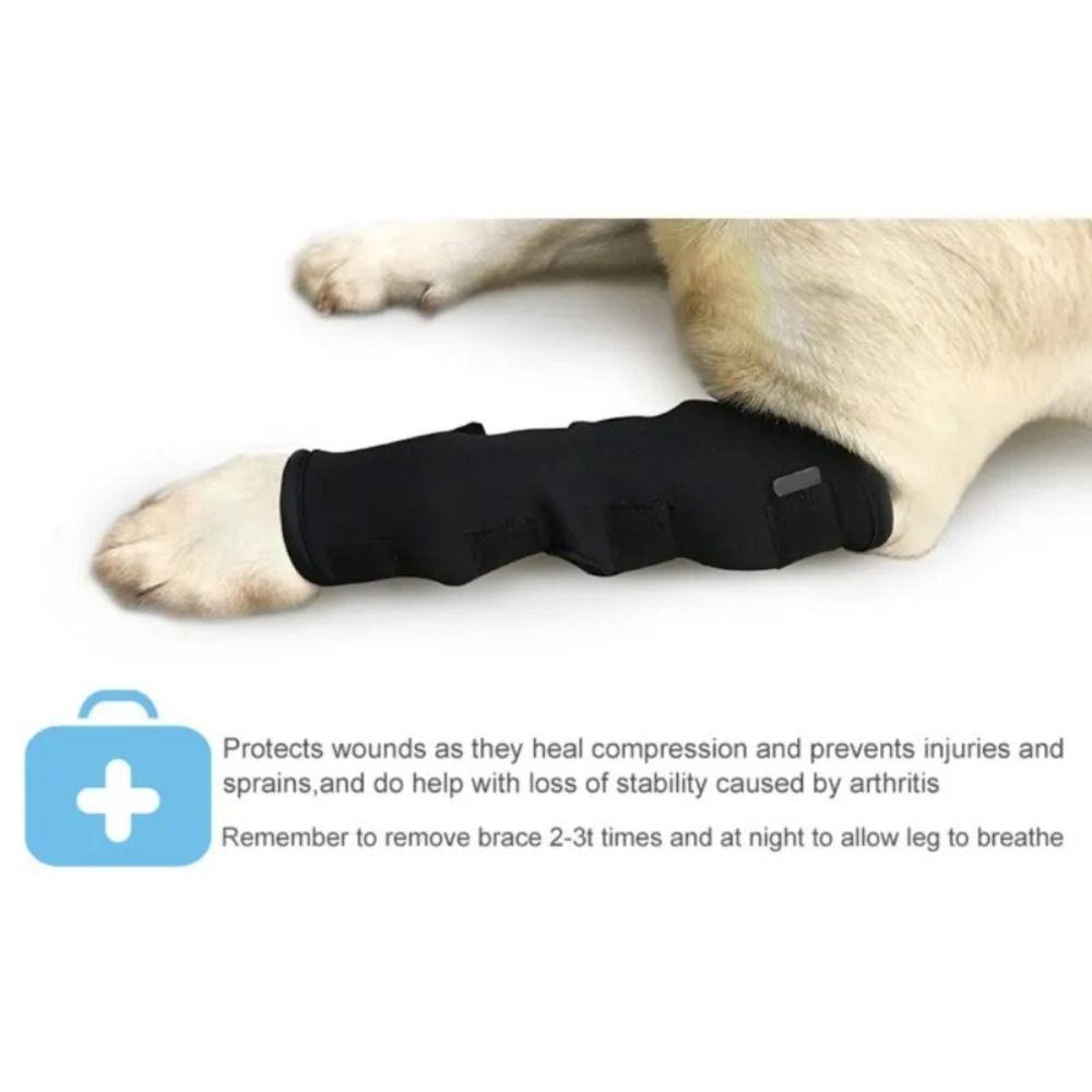 Anti-Lick Dog Bandages Leg Support Knee Brace Strap Breathable Pet Knee Pads  Dog Accessories