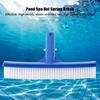 10 Inch Plastic Pool Brush for Cleaning Dirty Moss, Quality Plastic Material, Lightweight and Great Corrosion Resistance, Elastic and Hard Hair