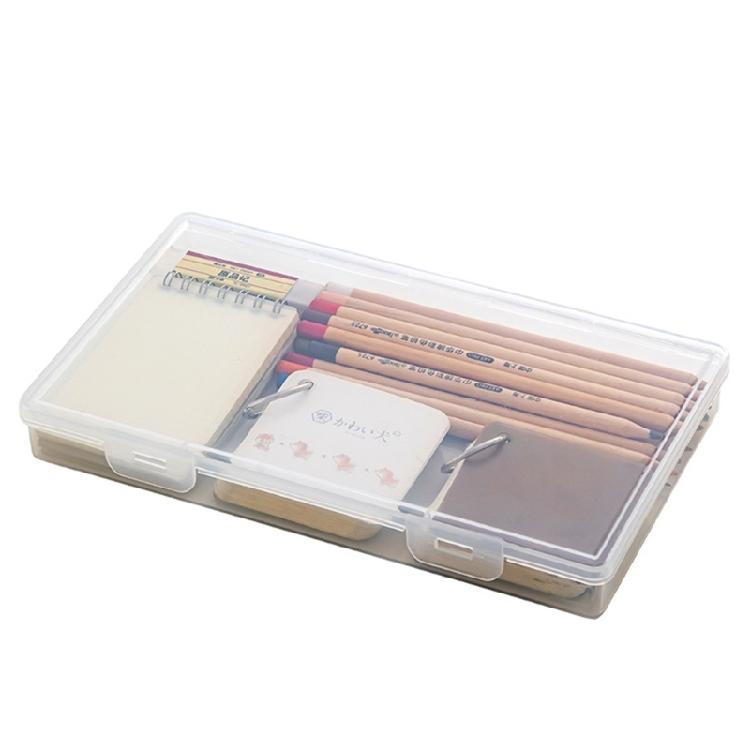 Pencil Box Stationery Pencil Brush Finishing Storage Box Drawing Tools Container