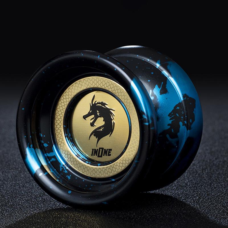 YoYo Toy Yoyo Professional Magic Yoyo Metal Yoyo with 10 Ball Bearing Alloy Aluminum High Speed Unresponsive Yoyo for Kids Adult