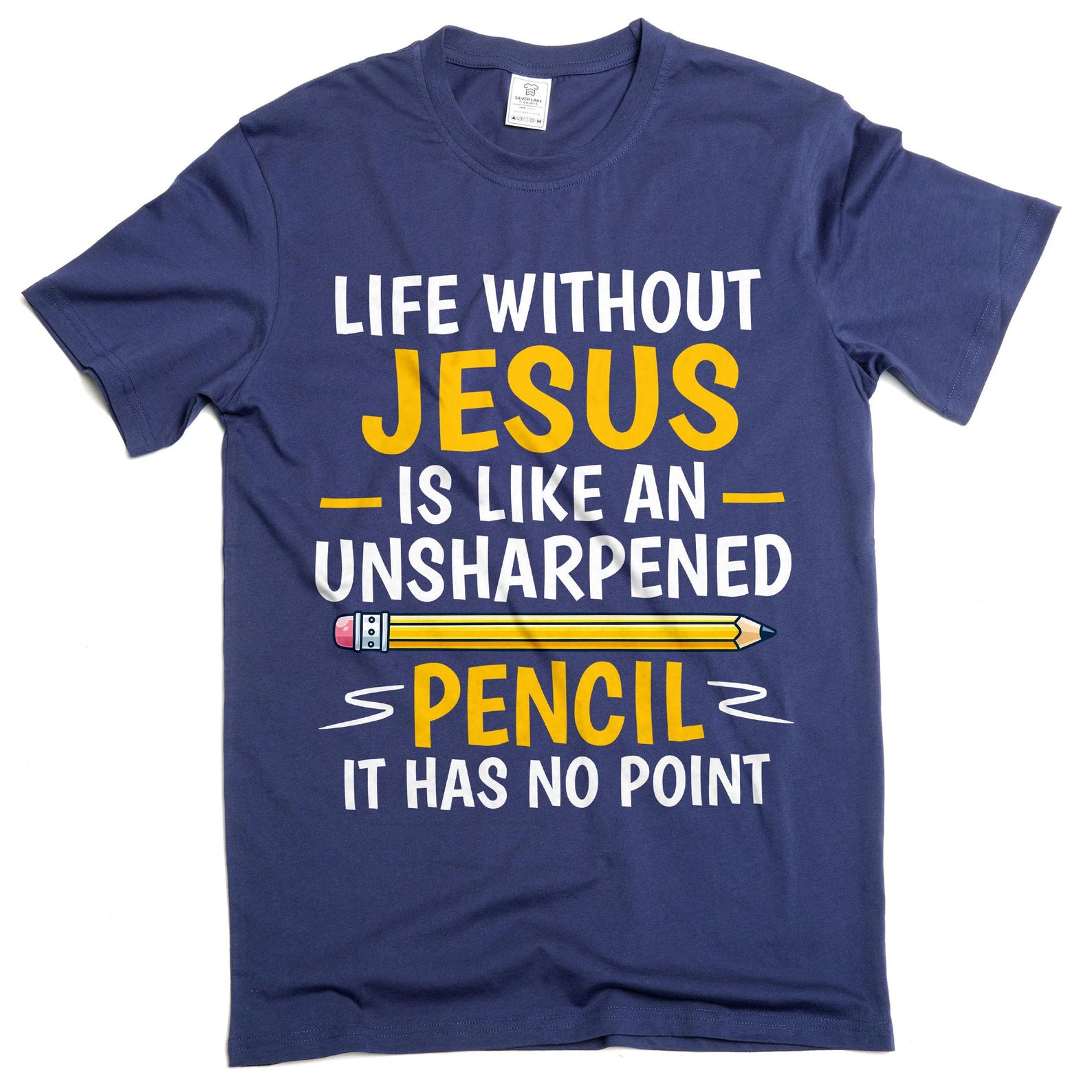 Jesus T-Shirt: Christian Religious Graphic Tee 2XL