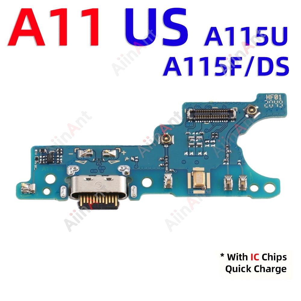 Dock USB Charger Board Port Connector Charging Flex Cable For Samsung Galaxy A10 A11 A12 A13 A105F A102U A115F A127F US EU 4G 5G