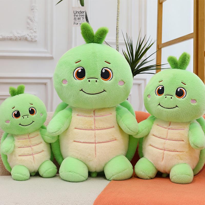 Creative Cute Persimmons and Persimmons Ruyi Little Turtle Plush Toy Doll Pillow Sofa Bay Window Decoration Doll Rag Doll