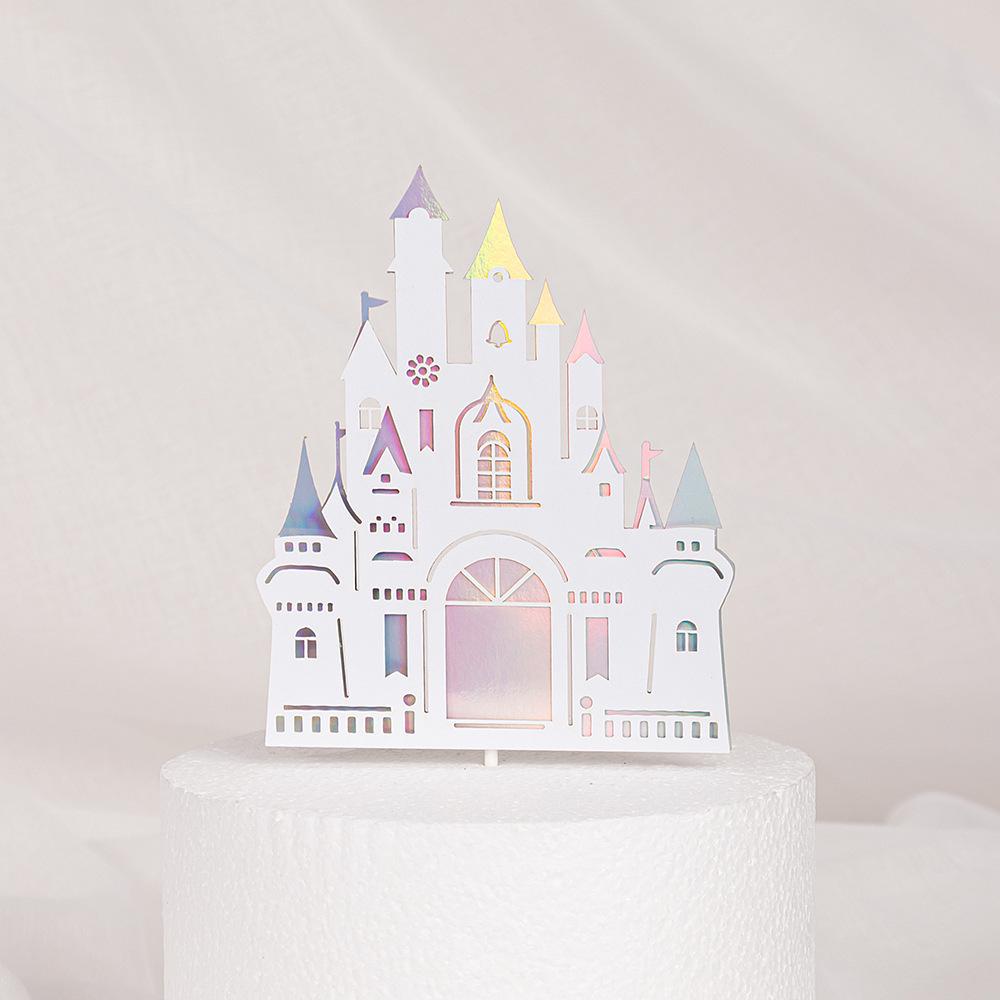 Pink & Gold Royal Birthday Cake Topper Set