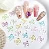 Jelly Color Ice Transparent Bowknot Nail Art Accessories Resin 3D Small Bow Versatile Ins Wearable Nail Decorations