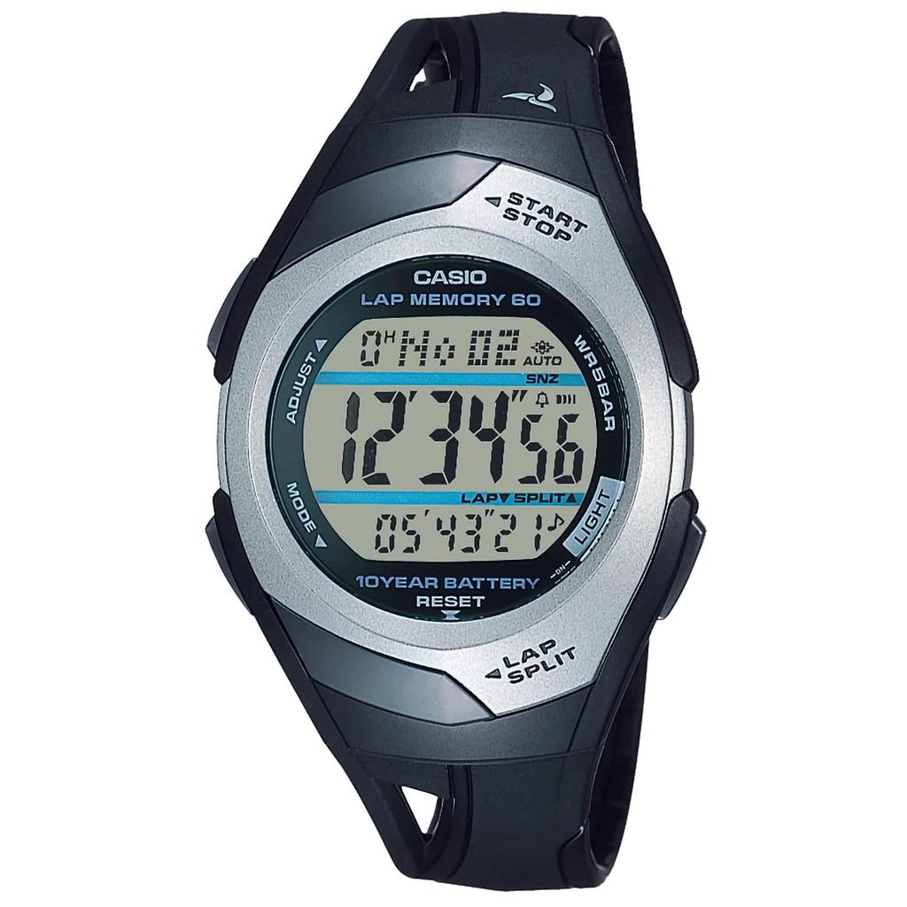 Casio Collection STR-300CJ-1JH Men's Wristwatch, Black