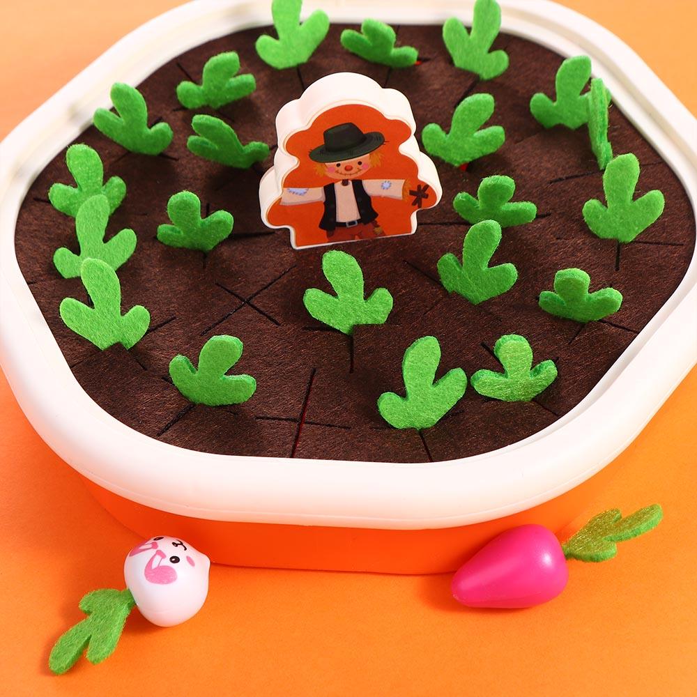 Toys Parent-child Interaction Toys Vegetable Memory Game Farm Pull Radish Game Pulling Radish toys