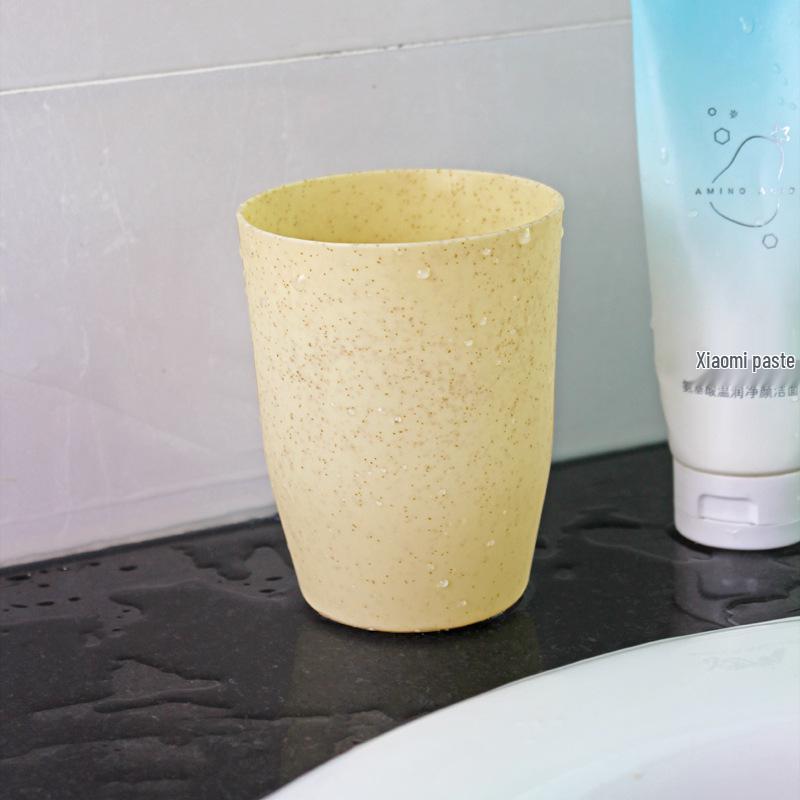 Simple, Stylish Solid Color Toothbrush and Mouthwash Cup Set