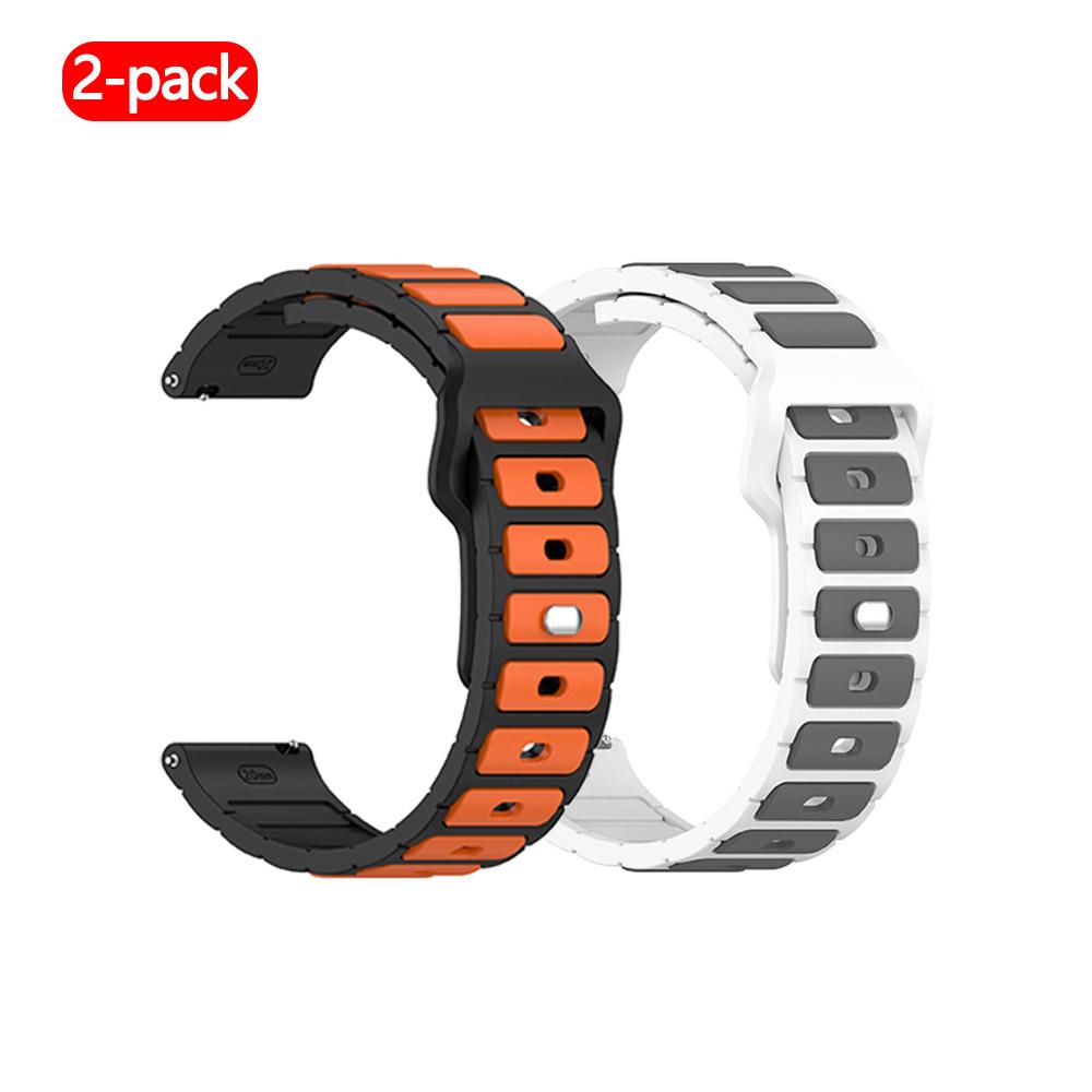 

2 шт. - Подходит для Samsung Galaxy Watch7/FE, Huawei/Xiaomi/Garmin и других часов с двухцветным ремешком I-образной формы с плоской головкой 20mm