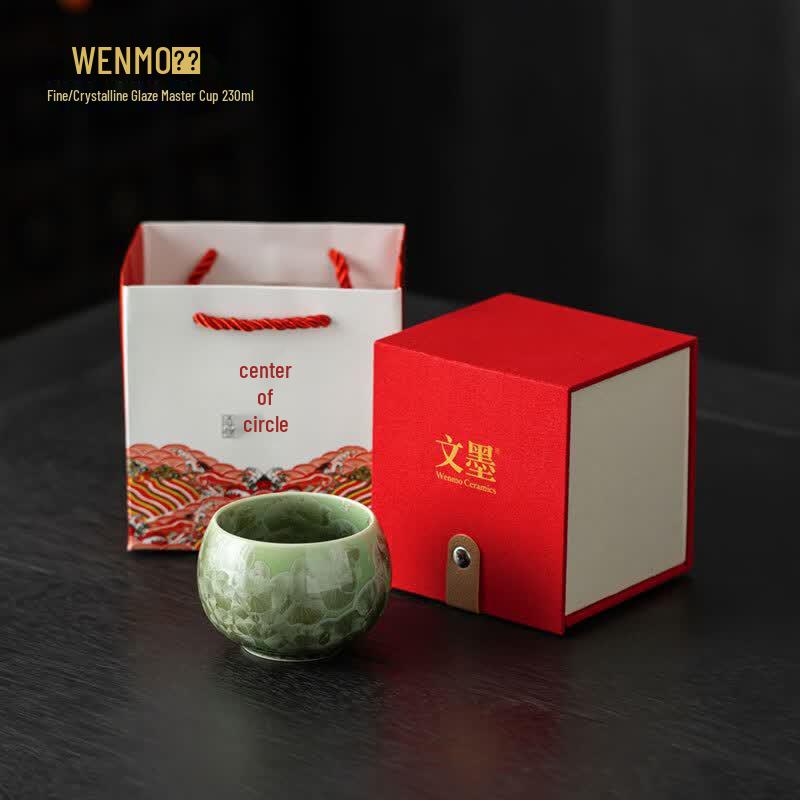 Wenmo Crystalline Glaze Zen Master Tea Cup