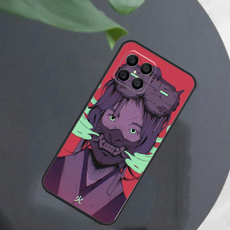 Samurai Oni Mask For Honor Magic 7 Lite 6 8 Case For Honor 200 400 Pro 90 70 50 X8c X8b X9a X9b X9c X9d Win RT