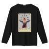 The Bellydancer Tarot Card T Shirt Belly Dance for Dancer vintage Washed Casual Top For Everyday Wear Breathable graphic homme