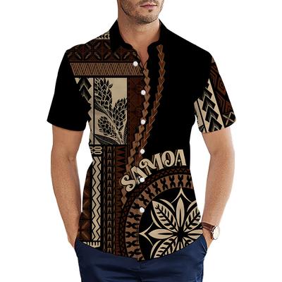 Męska Koszula Hawajska Letnia Casual Krótki Rękaw Plaża Wakacje Luźna Oddychająca Kwiatowa Streetwear Top