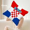 Republic of Croatia Pillow Case Sofa Decorative Home Double-sided Print Plush Square Throw Pillow Covers Cushion Decor Cover