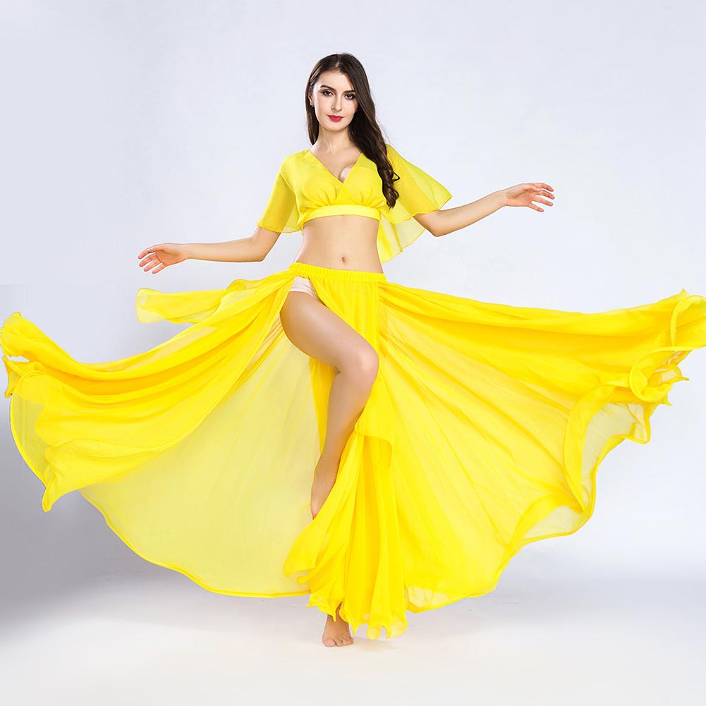 Women's Belly Dance Skirt Large Skirt Swing Summer New Style Sexy Eastern Dance Long Dress Beginner Friendly Royal Smeela