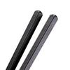 Hexagonal Japanese Alloy Chopsticks Set for Sushi and Cuisine