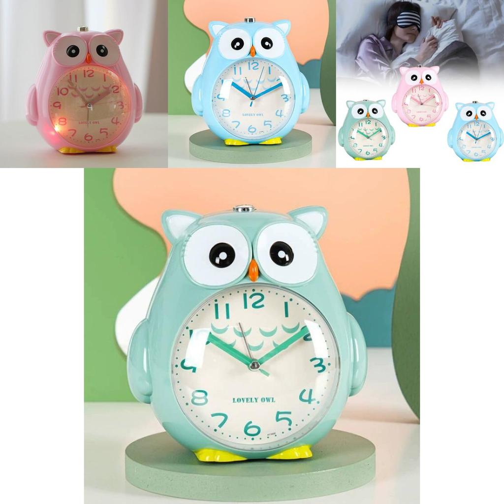 Owl Kids Cartoon Bedside Night Light With Music And Multifunction Alarm For Kids Room