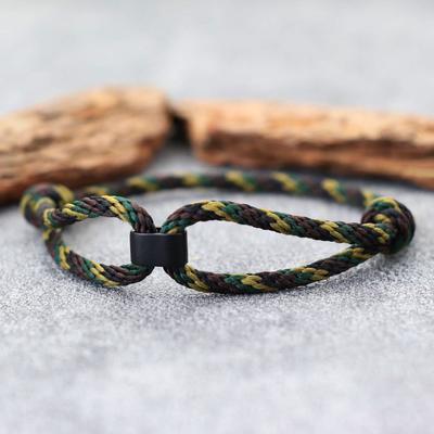 6 Colors Handmade Ethnic Rope Bracelet For Men Women Adjustable Outdoor Sports Motorcycle Accessories Homme Pulsera Cuerda Joias