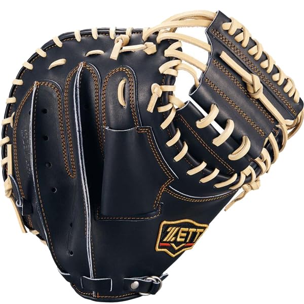

ZETT Pro Status Hard Baseball N Made in BPROCM922G Catcher s Mitt, Black/Pastel (1932N), Japan,
