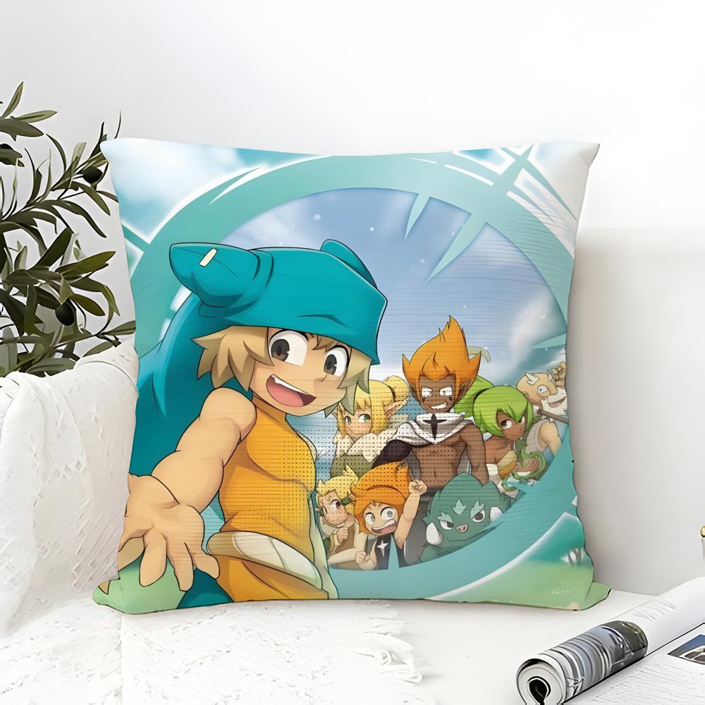 Internet Mmorpg Game W-Wakfu 1 Pillow Case Linen Pillow Case Sofa Home Decor Cushion Cover Cushion Cove
