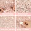1pc Rose Gold Sequin Tablecloth For Wedding Party Memorial Day Home Decoration Valentine'S Day Decoration Tablecloth