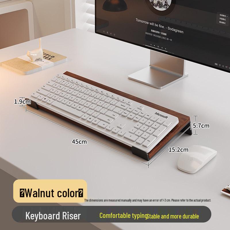 Rutschfester kippbarer Tastaturständer für Desktop, Laptop, Maus, Büroaufbewahrung