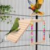 Natural Bird Play Gym Wooden Parrot Rest Platform New Cage Accessories  Cage Decor