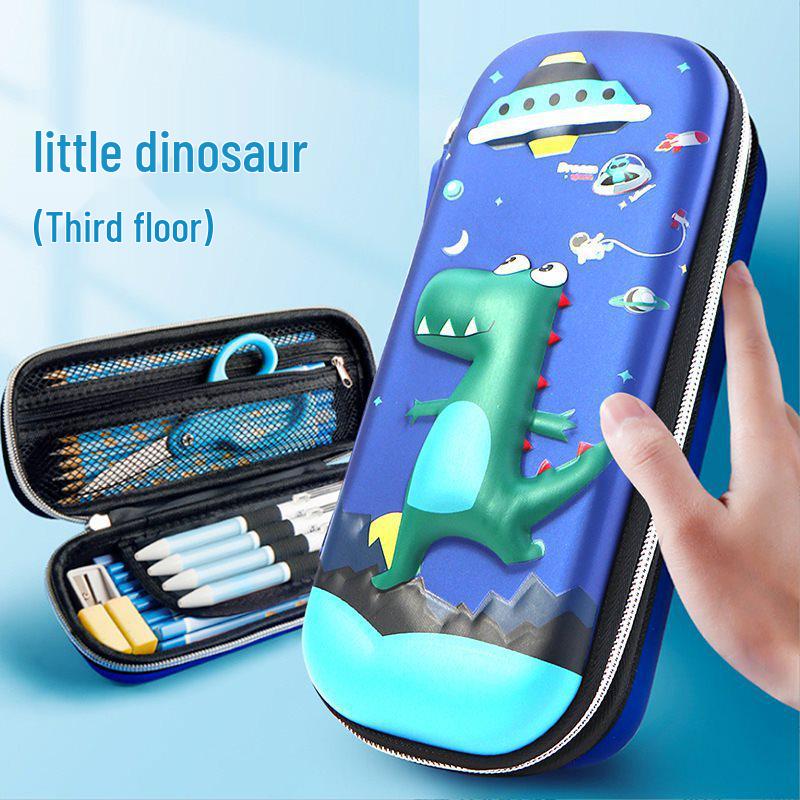 High-Capacity Korean-Style Pencil Case for Elementary Students