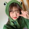 Knitted Knitted  Frog Hat Warm Warm Hat Cap Gift Idea Women  Beanie Hat  Costume Accessory