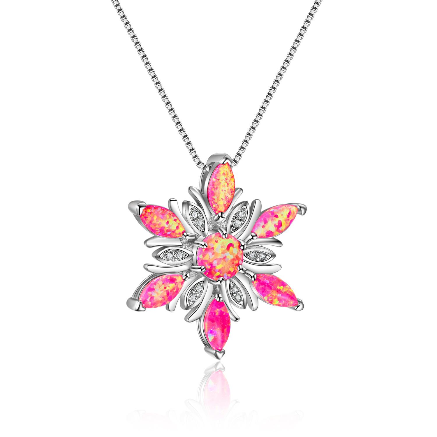 

Necklace with Exaggerated Creative Design By European and American Brands Flower Shaped Pendant Necklace