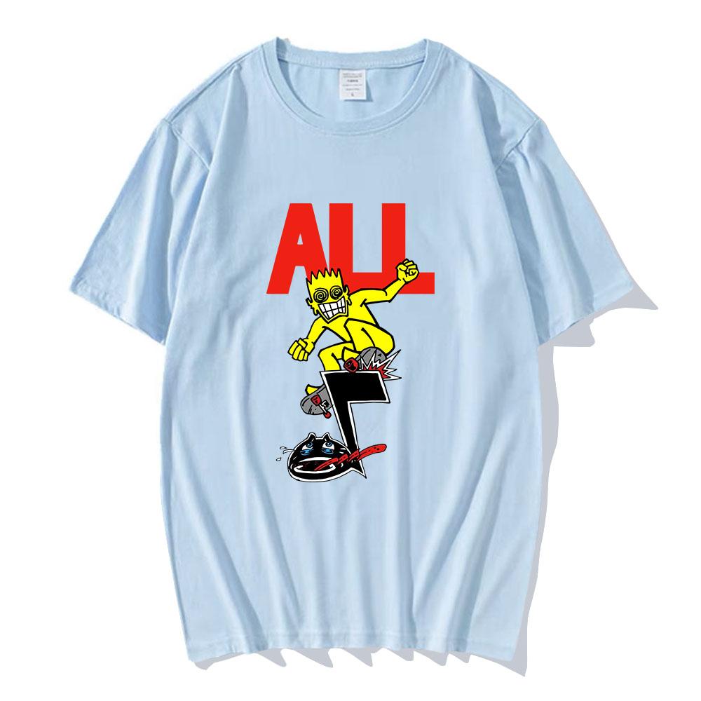 Hip Hop Unisex Streetwear All Band Rock Fashion Tshirt Summer Cotton High Quality Tshirts UnisexWomen Clothes Print Tees Hombre