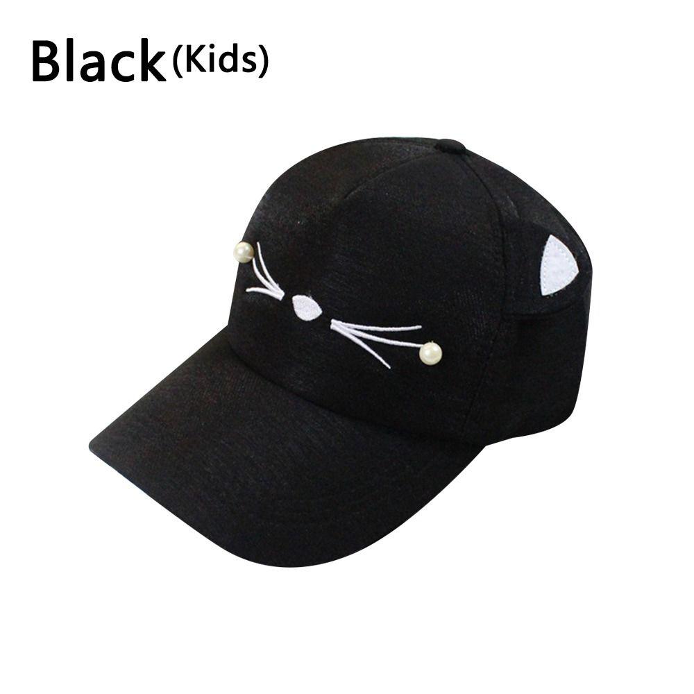Fashion Cat Ear Hat Baseball Cap Cartoon Cotton Hat Outdoor Sport Cap Casual Sun Cap Cute Cosplay Hat