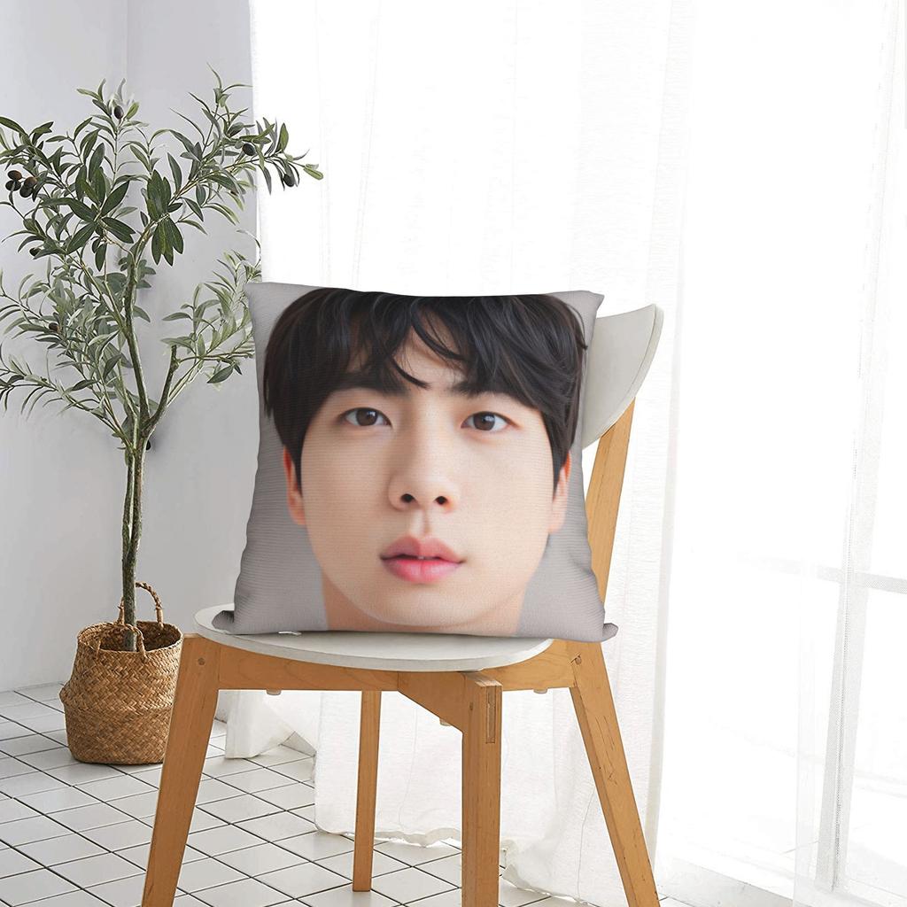 Korean Kpop Style Jinjinjin Cool Boy Pillow Case Comfy Pillow Cover For Sofa Car Home Decor Fashion Pillowcases