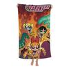Klassisches Cartoon T-The Powerpuff Girls Cartoon Strandtuch Süße Kawaii Zimmerdeko Bad Kinder Handtücher Für Badezimmer Dusche