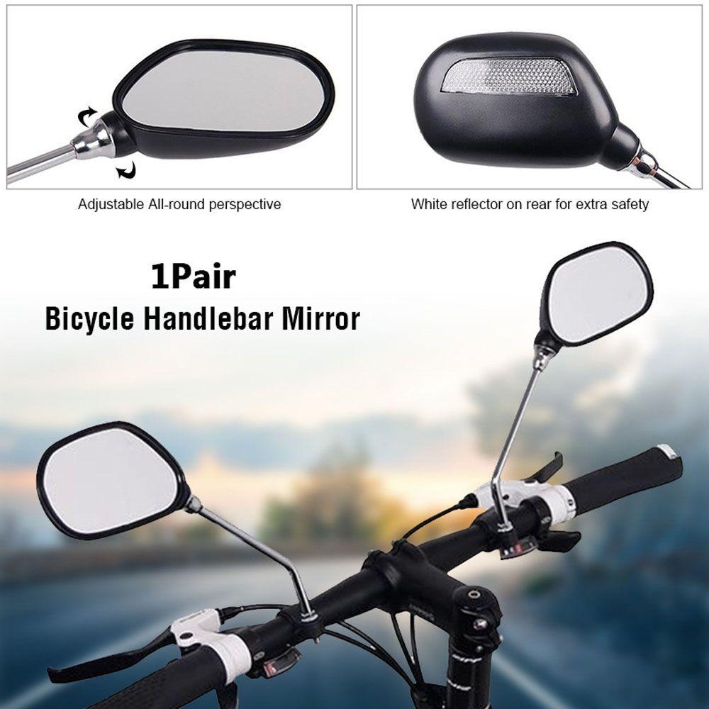 

Reflector Bicycle Accessories Bike Mirrors Bicycle Handlebar Mirror Bicycle Rearview Mirror чёрный