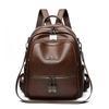 PU Backpack Women's Commuter Backpack Large Capacity Student Schoolbag Multi-function Shoulder Bag