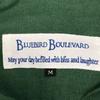 BLUEBIRD BOULEVARD Green Linen 100% Long Shirt Dress dress M greenUsed