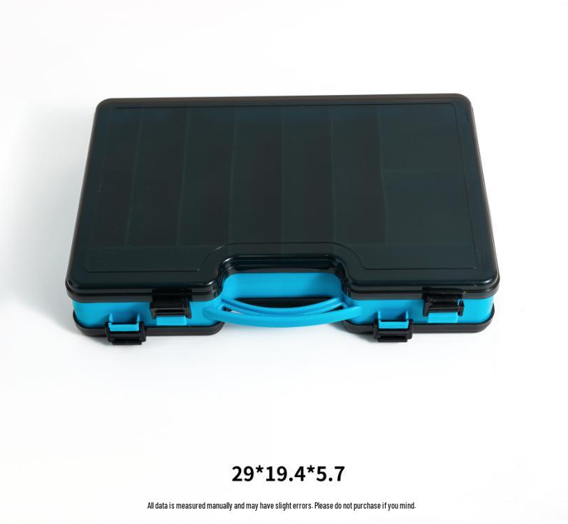 Double-Layer Handheld Lure Storage Box for Jigs and Vibs