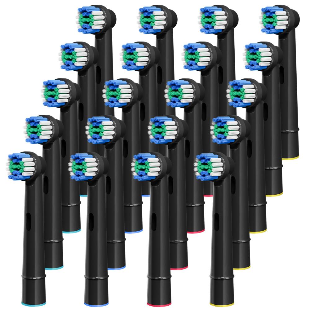 4/8/12/20 Pcs Compatible with Oral B Click-on Electric Toothbrush Replacement Brush Heads, Toothbrushes Head Refill for 1000 500