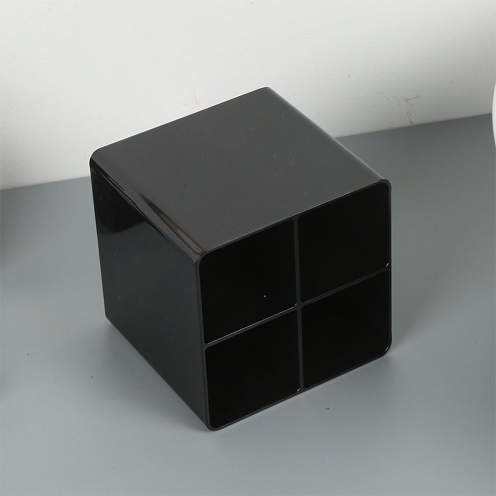 Plastic Makeup Brush Holder Black Desktop Organizer Multi-functional Pen Holder  School Office