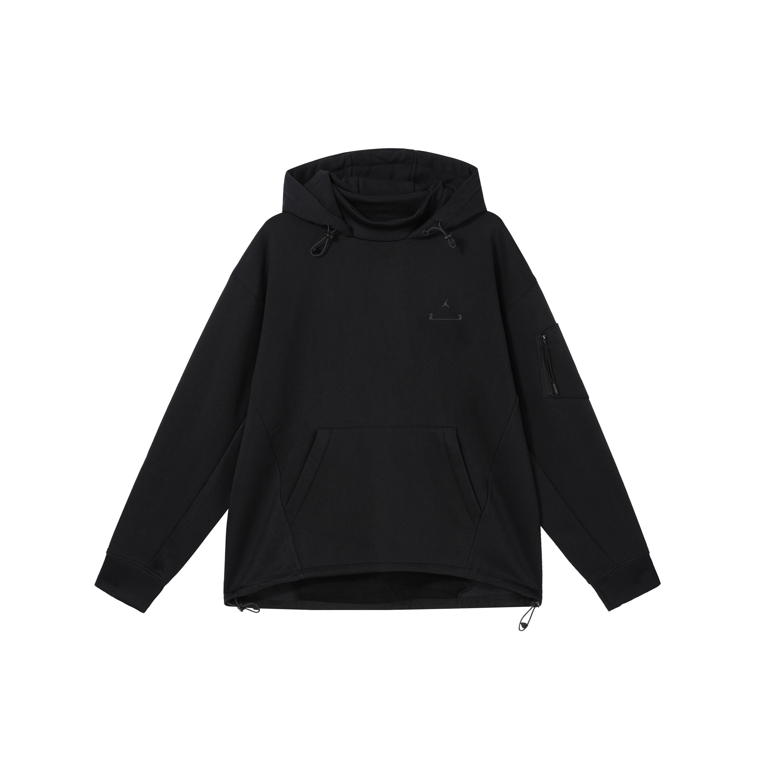 

Мужская толстовка Jordan Engineered Solid Color Letter Print Hooded Fleece Sweatshirt Black DV7682-010 M