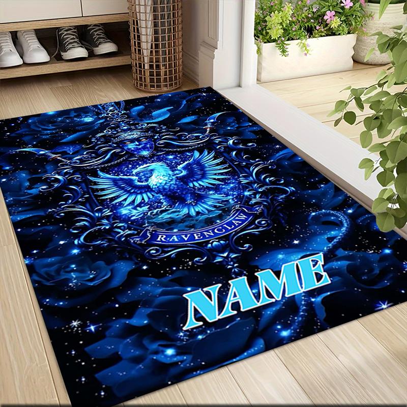 Custom Name "Harry Potter's Magical Journey" Carpet Rug Customizable Soft Washable Anti-Slip Home Living Room Sofa Mats Personalized Rug. 090984