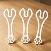 3Pcs 3D Plastic Cat Claw Shopping Cart Token Keychain Supermarket Trolley Unlocking Tool Portable & Reusable Sturdy Design