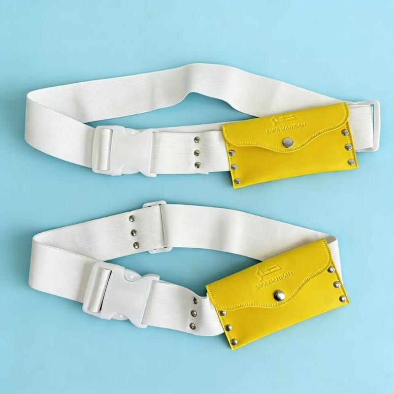 Soft PVC Belt For Kids With Easy Buckles Perfect For Hajj And Outdoor Activities Lightweight Durable Design