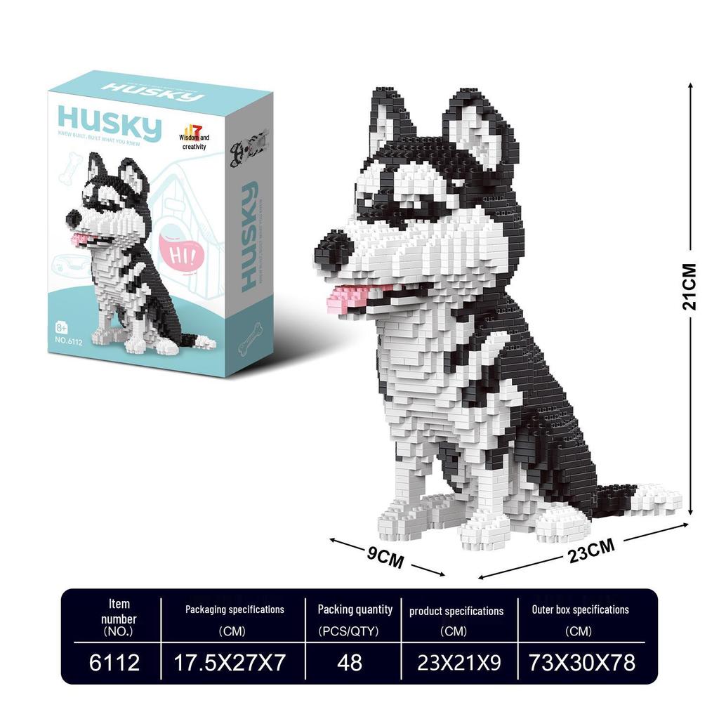 Pet Dog Educational Building Blocks Toy for Ages 14+ - Perfect Gift for Boys, Girls, and Adults.