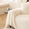 Plush Sofa Towel Full Cover Cream Windproof Cat Claw White Sofa Blanket High-end Thickened Anti-slip Sofa Cover