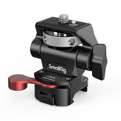 SmallRig Monitor Mount NATO Clamp Can Be Rotated 360 Degrees Left and Adjustable 180 Degrees Front and Back 2906B (with & 1/4 Thread) Right, -