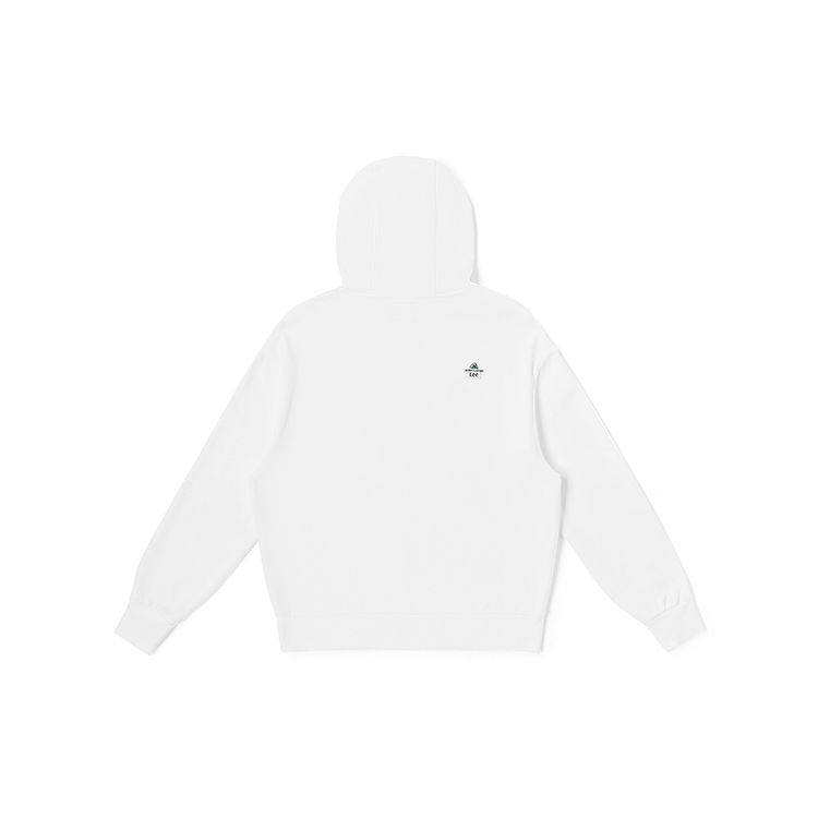 Buddy Lee Series Hooded Embroidered Long Sleeve Sweatshirt Unisex sweatshirt White LUT006229CRU00FK14000